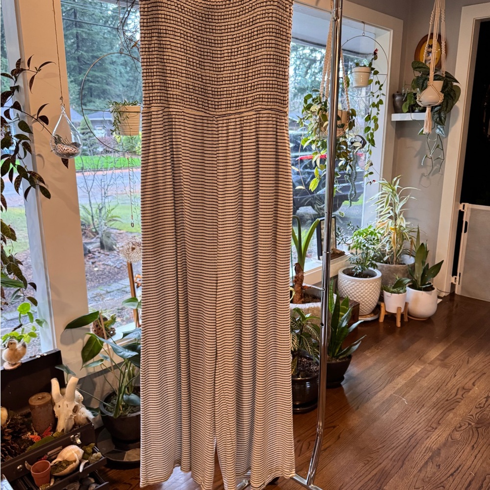 Zenana Outfitters Black and White Romper